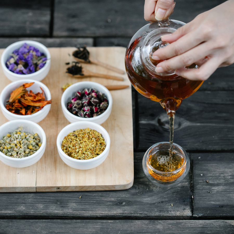 Winter garden tea experience